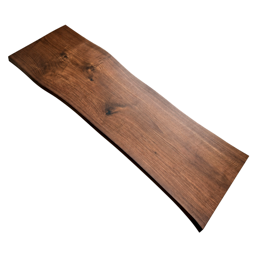 American Black Walnut Live Edge Slab Top