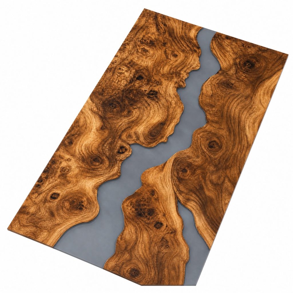 Grey Multi-Tone Epoxy Slab