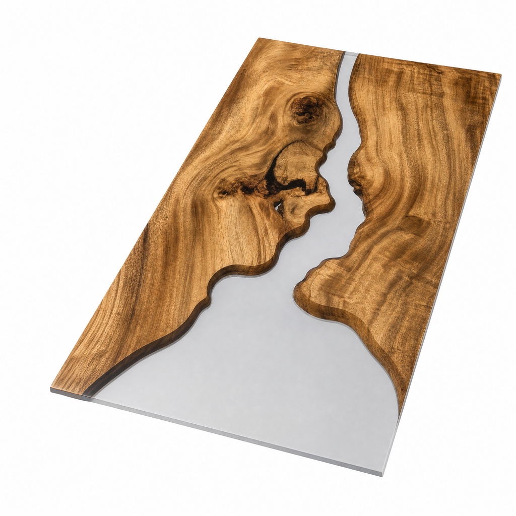 Raintree Transparent CNC River Slab