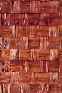 Red Pine 3D Wood Wall Panel