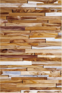 Teak 3D Wood Wall Panel
