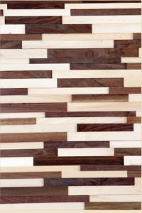 Walnut & Maple 3D Wall Panel